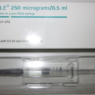 HCG = OVITRELLE 250 MG 0.5 ML READY INJECTABLE PEN (± 6,500 IU)