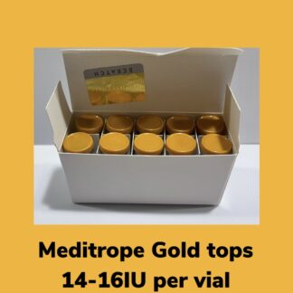 Meditrope Gold Tops 17IU per vial 95%-97% Purity – no dimmer